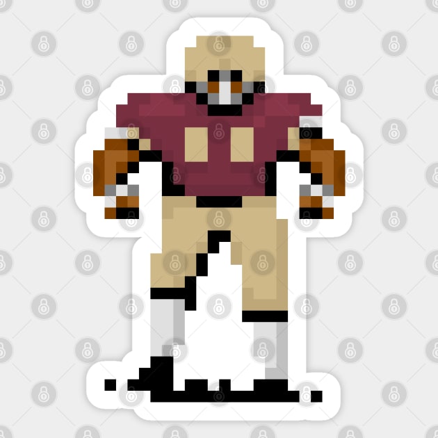 16-Bit Football - Tallahassee Sticker by The Pixel League